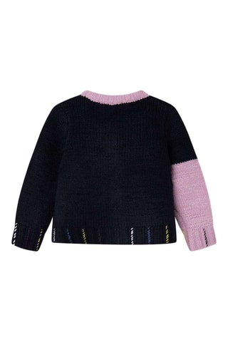 Gilet - Bleu marine et mauve