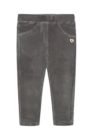 Pantalon en velours - Gris foncé
