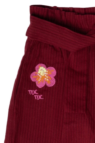 Pantalon en velours Eco-Safari - Rouge