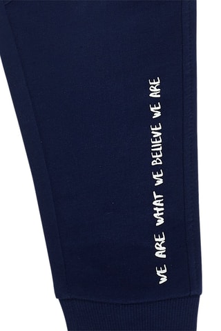 Fleece Joggingbroek Robot Maker - Marineblauw