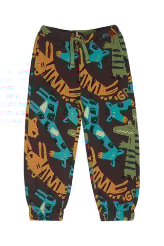 Fleece Joggingbroek - Bruin