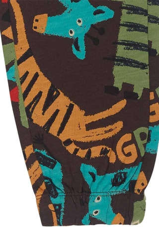 Fleece Joggingbroek - Bruin