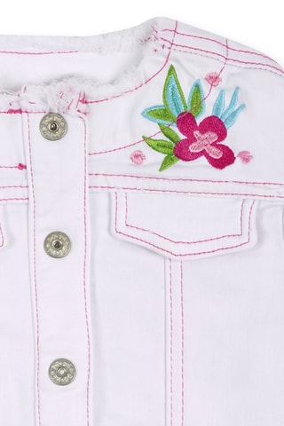 Spijkerjasje Seashell - Wit