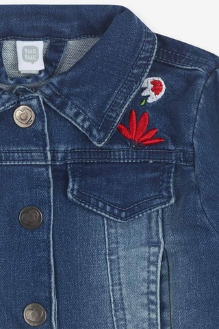 Spijkerjasje Beach Day - Blauw