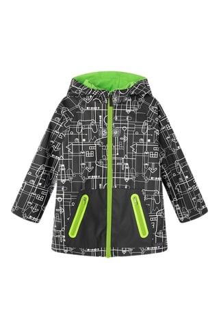 Coupe-vent à capuche - Gris foncé