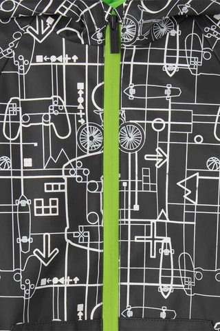 Coupe-vent à capuche - Gris foncé