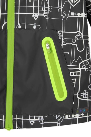 Coupe-vent à capuche - Gris foncé