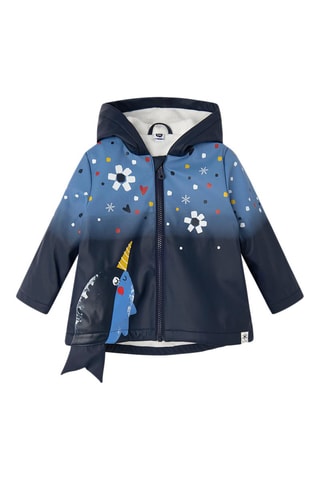 Regenjas met capuchon - Marineblauw