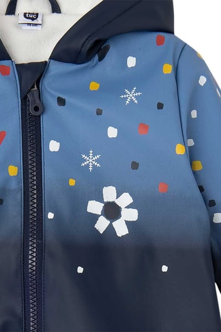 Regenjas met capuchon - Marineblauw