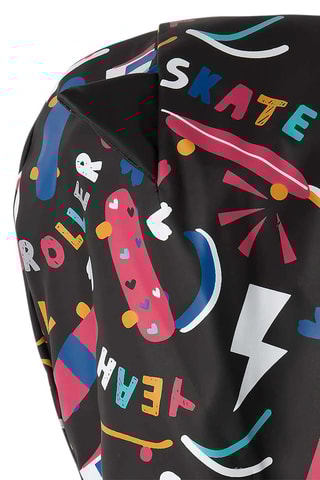 Regenjas met capuchon - Zwart