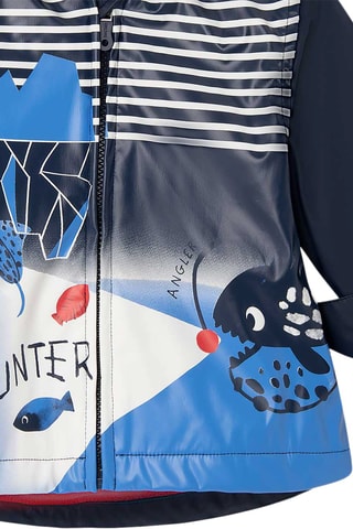 Regenjas met capuchon - Marineblauw