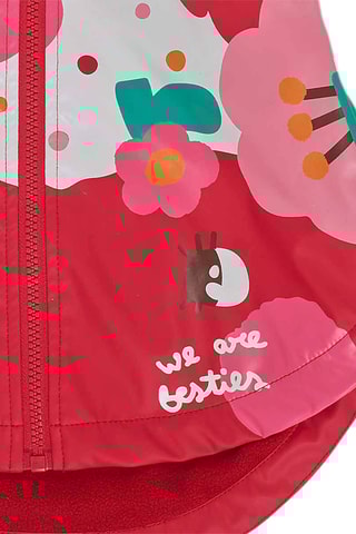 Regenjas met capuchon - Rood