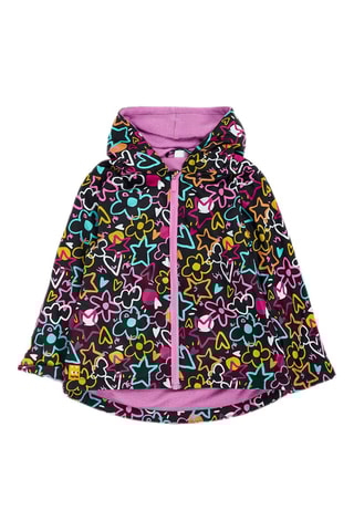 Regenjas met capuchon - Zwart