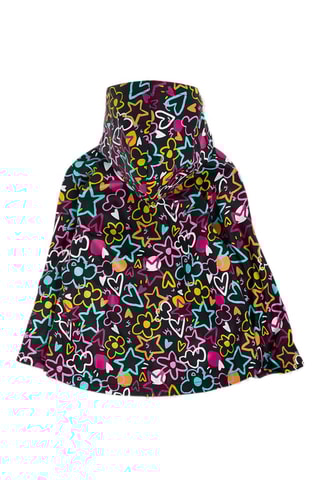 Regenjas met capuchon - Zwart