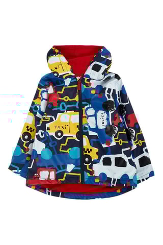 Regenjas met capuchon - Marineblauw