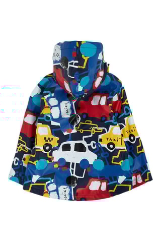 Regenjas met capuchon - Marineblauw