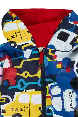 Regenjas met capuchon - Marineblauw