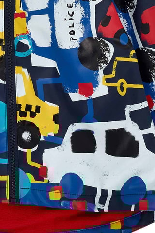 Regenjas met capuchon - Marineblauw