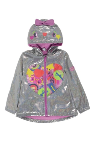 Regenjas met capuchon - Grijs