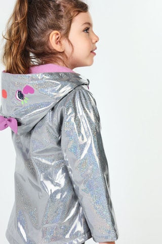 Regenjas met capuchon - Grijs