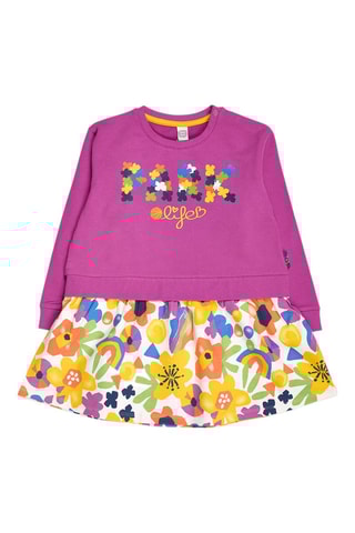 Robe trompe-l’œil Park Life - Mauve