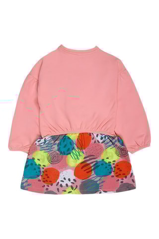 Jurk Trompe-l'œil - Roze