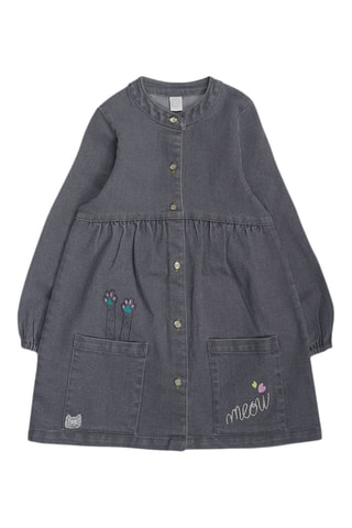 Robe en jean - Gris