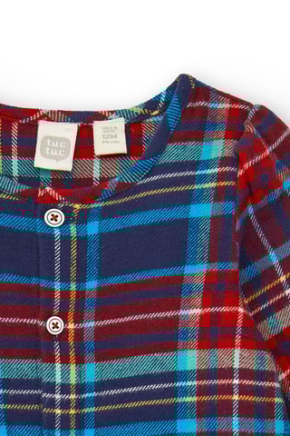 Robe - Rouge et bleu