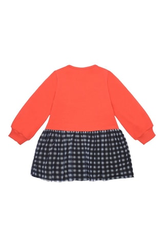 Robe trompe-l’œil - Orange