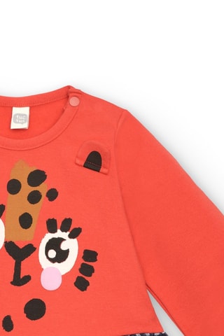 Robe trompe-l’œil - Orange