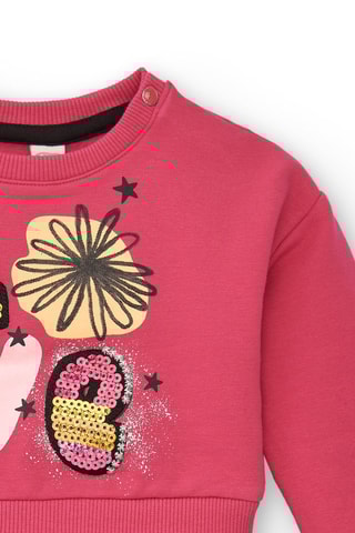 Jurk Trompe-l'œil - Roze