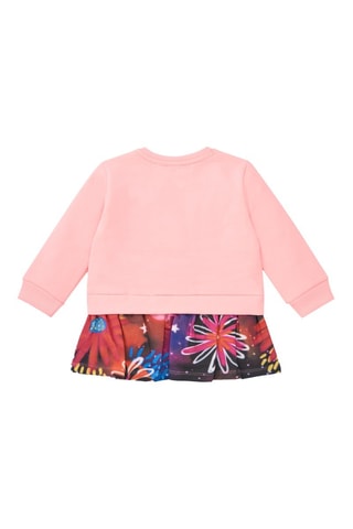 Robe trompe-l’œil - Rose