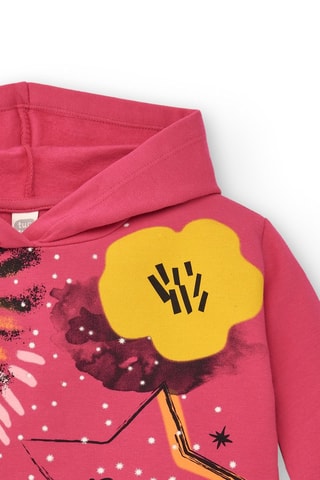 Robe sweat polaire - Fuchsia