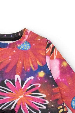 Fleece Jurk - Fuchsia