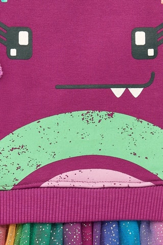 Robe trompe-l’œil - Mauve