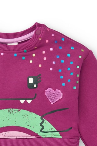 Robe trompe-l’œil - Mauve