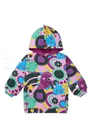 Fleece Sweaterjurk - Multicolor