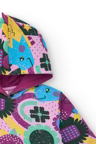 Fleece Sweaterjurk - Multicolor