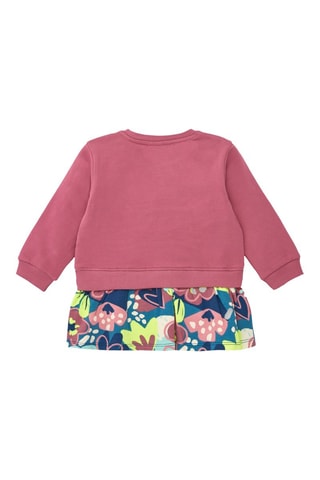 Robe trompe-l’œil - Rose