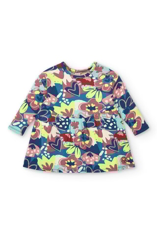 Fleece Jurk - Multicolor