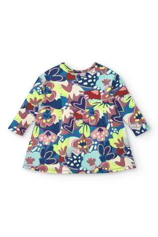 Fleece Jurk - Multicolor