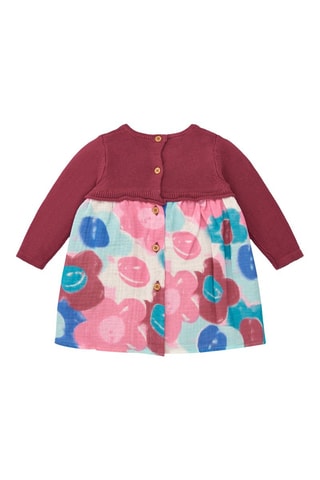 Jurk Trompe-l'œil - Roze