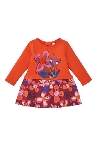 Robe trompe-l’œil - Rouge