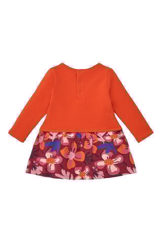 Robe trompe-l’œil - Rouge