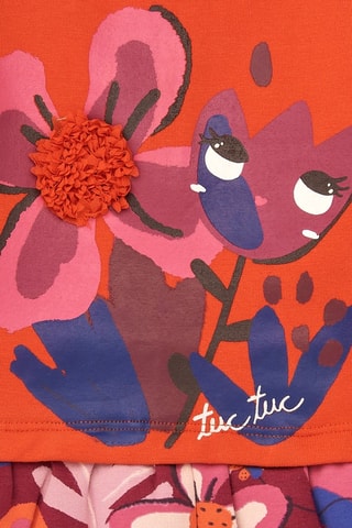 Robe trompe-l’œil - Rouge