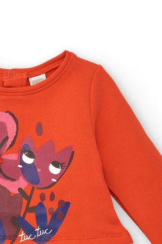 Robe trompe-l’œil - Rouge