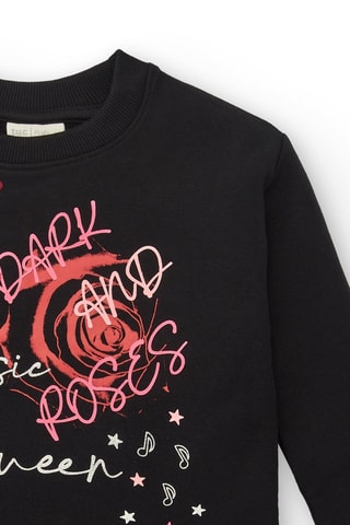 Robe trompe-l’œil - Noir