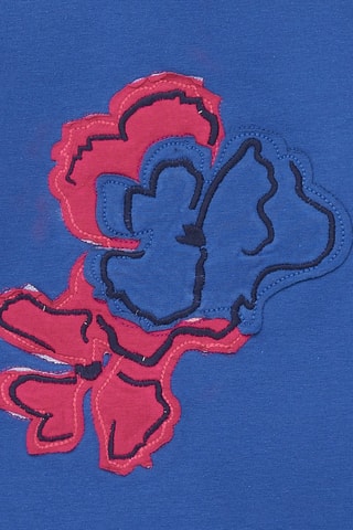 Fleece Sweaterjurk - Kobaltblauw