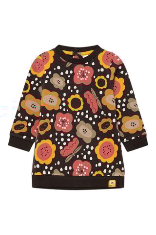 Sweaterjurk - Zwart en Roze