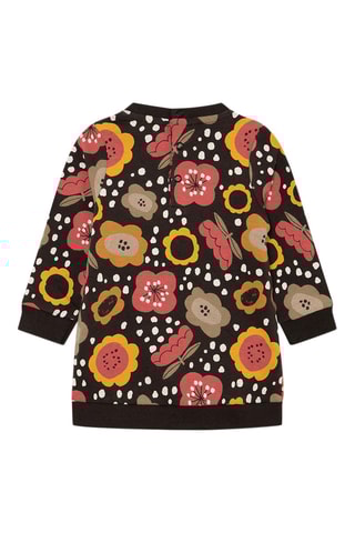 Sweaterjurk - Zwart en Roze